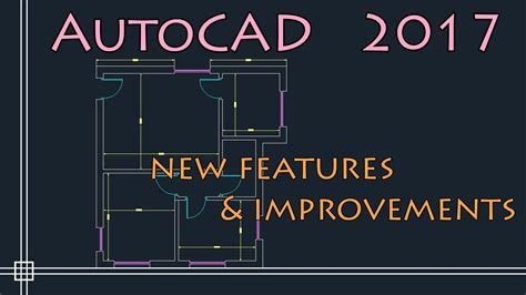 Autocad 2017 New Tips And Commands For Users Of Old Versions Youtube