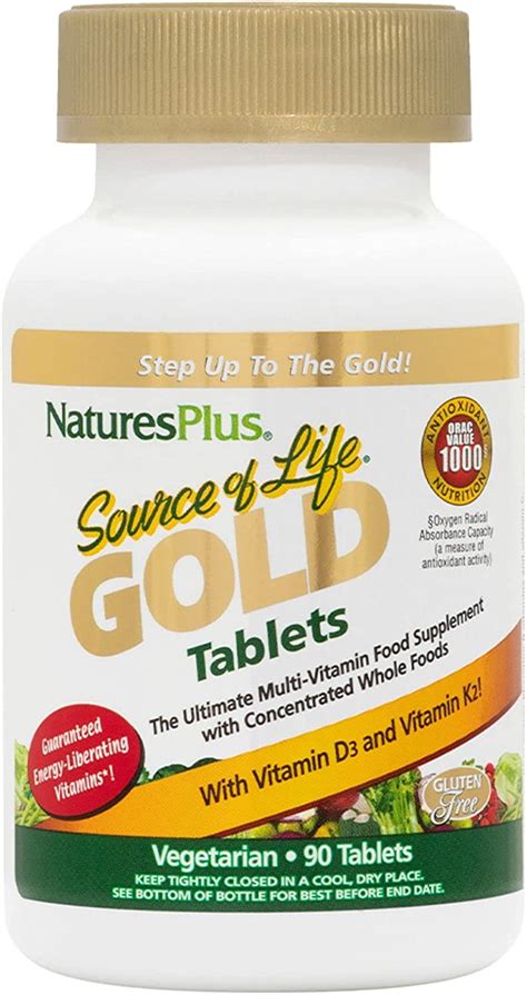 NaturesPlus Source Of Life Gold Tablets Complete Whole Food