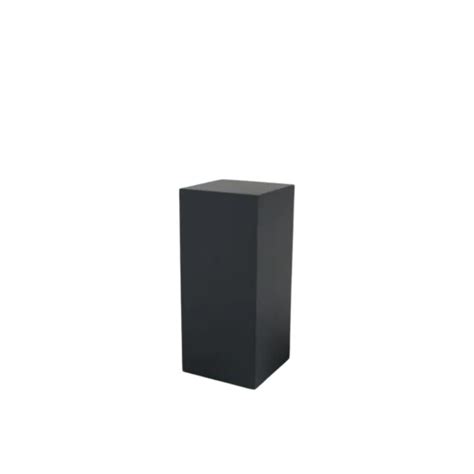 Black Plinths For Hire In Sydney Small Size 50cm