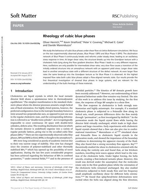 Pdf Rheology Of Cubic Blue Phases Dokumen Tips