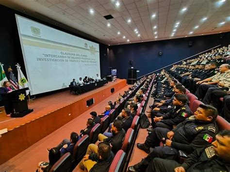 Concluye Curso de Tráfico y Trata de Personas para Policías Mexicanos