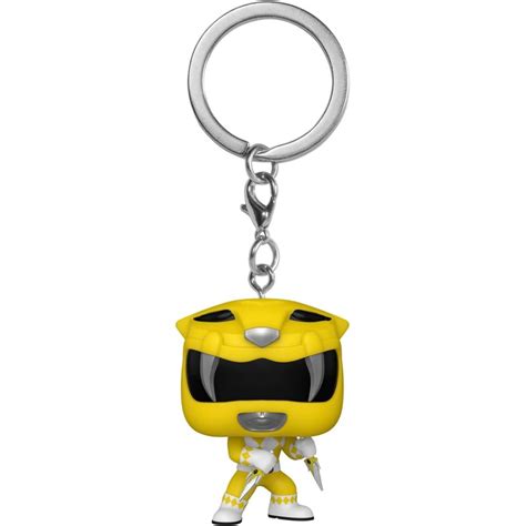 Pocket POP Keychain Power Rangers 30th Anniversary Yellow Ranger