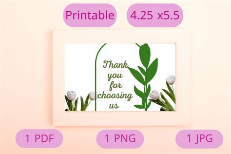 Thank You for Choosing Us Shopping Card- Graphic by M S for Digital ...