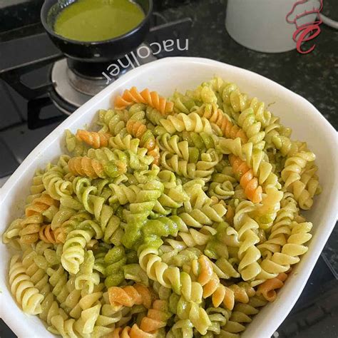 Macarr O Molho Pesto Nacolher