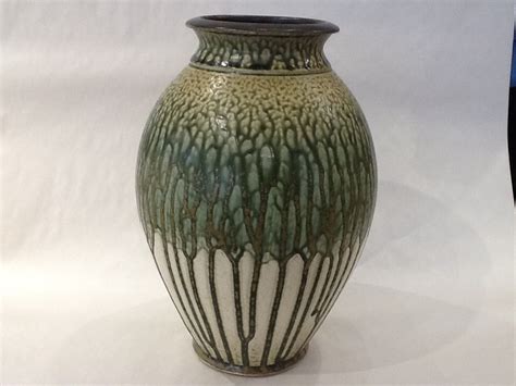 Gorgeous Drippy Glaze Arts And Crafts Style Vase Also Available In