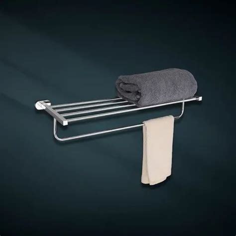 Stainless Steel Folding Towel Rack For Bathroom Towel Stand Towel