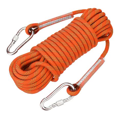 20mx10mm Double Buckle Rock Climbing Rope Outdoor Sports Hiking ...