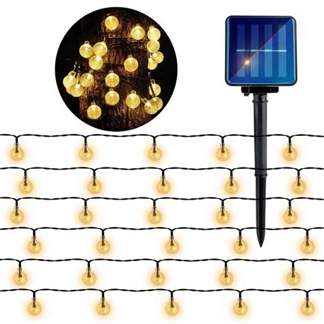 GIRLANDA SOLARNA OGRODOWA LAMPKI SOLARNE BALKONOWE Hs08d9a Cena