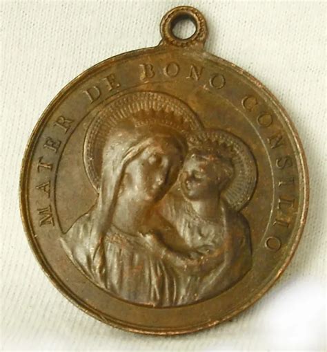 PAPAL MEDAL POPE Pope Papa Pius Pie Pio X Mater De Bono Consilio Medal