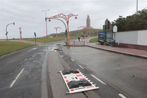 A Coru A Alerta Por Temporal Alerta Naranja Ma Ana Jueves Por