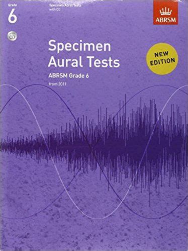 Abrsm Specimen Aural Tests Grade With Cd Simplysheetmusic