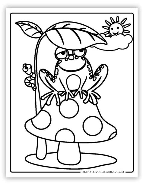 Frog Coloring Pages Free Pdf Printables Simply Love Coloring