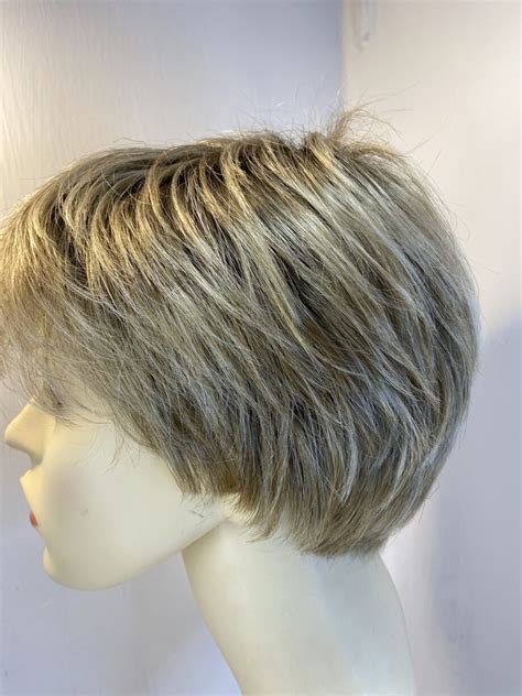 Rooted Blonde Short Wig Blss Wigbank