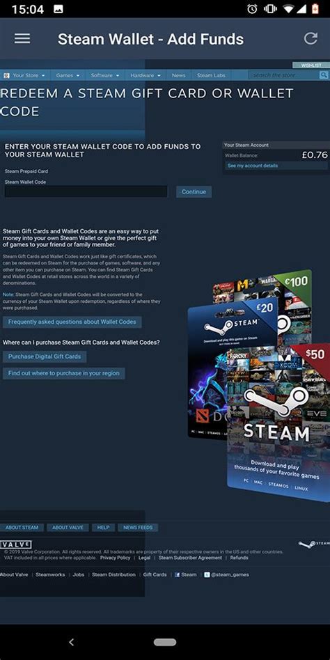 How To Redeem Steam Keys And Codes On Mobile And In App Articles