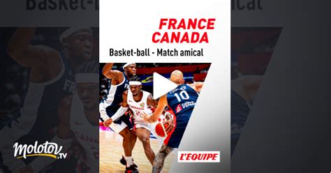 Basket Ball Match Amical International France Canada En Streaming