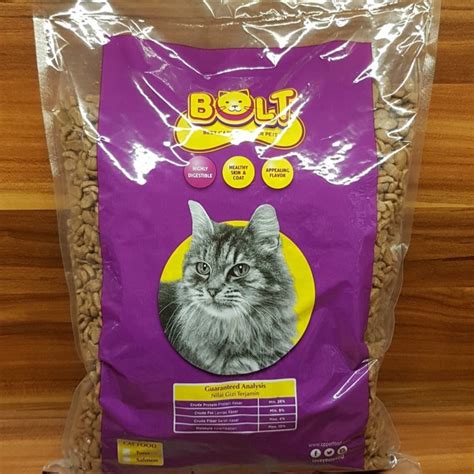 Jual Makanan Kucing Bolt Catfood Bolt Repack Kualitas Terbaik Rasa