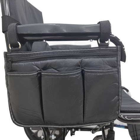 Easy You Wheelchair Side Organizer Storage Bag Wheelchair Armrest Accessories With