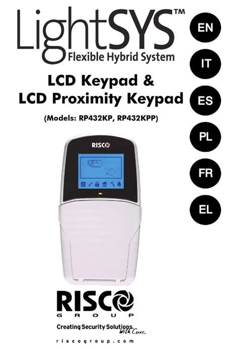 Lightsys Lcd Keypad For Alarm Systems Informed Systems Store