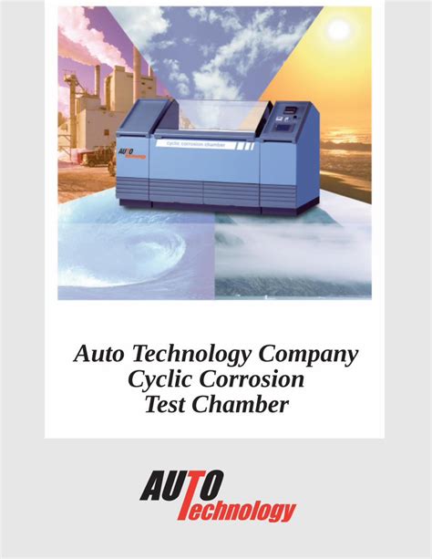 PDF Cyclic Corrosion Test Chamber Auto Technology Company DOKUMEN