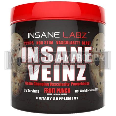 Insane Veinz 35 Doses Insane Labz Na Loja Maromba