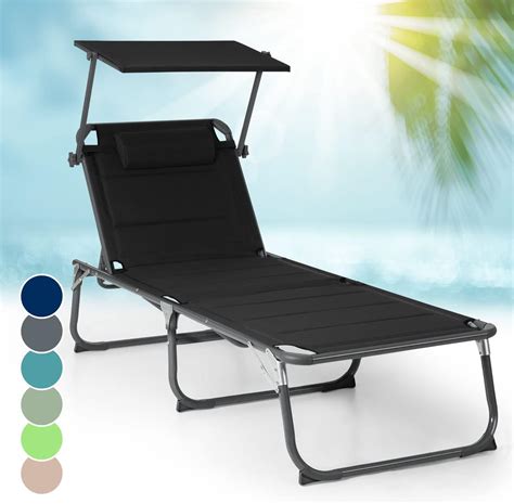 Blumfeldt Bain De Soleil Transat Jardin Exterieur Chaise Longue De