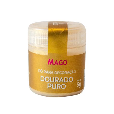 Pó para Decoração Dourado Puro 5g Mago Indústria