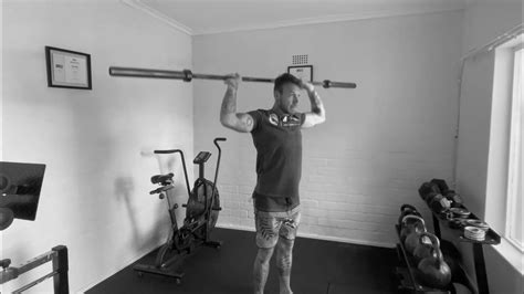 Behind The Neck Push Press Youtube