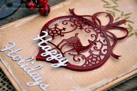 Cottagecutz Cards With Ornaments