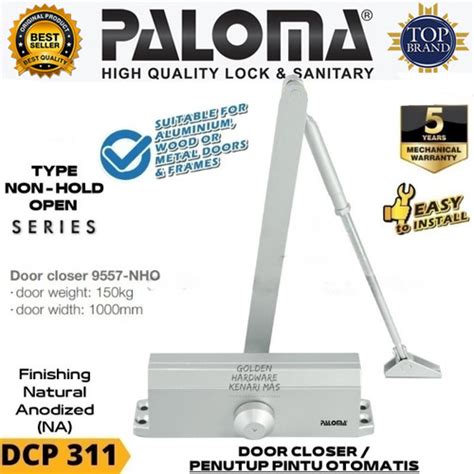 Jual Paloma Dcp Door Closer Nho Na Penutup Pintu Hidrolik