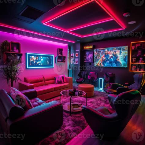 Brightly Lit Living Room With Couches And Chairs And A Television