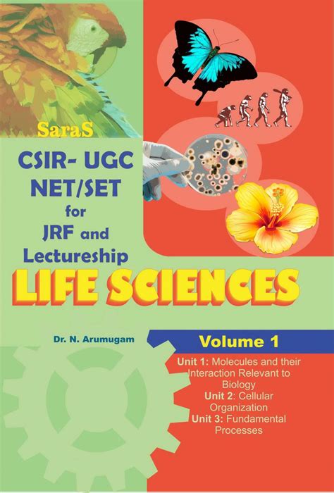 Csir Ugc Net Set Life Science Volume 1 Saras Publication Books For Neet School Guides Net