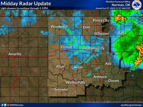 Nws Norman On Twitter 12 Pm Radar Update Light Rain Showers Are