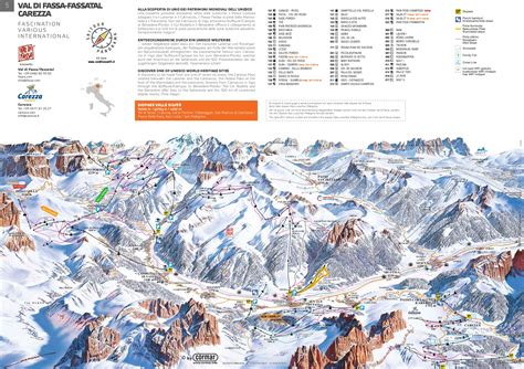 Val Di Fassa Ski Map Free Download