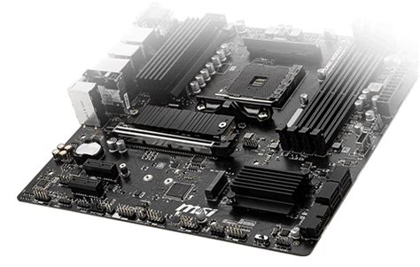 Placa Mãe MSI B550M PRO VDH WIFI Chipset B550 AMD AM4 mATX DDR4