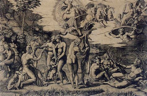 Marcantonio Raimondi After Raphael The Judgment Of Paris