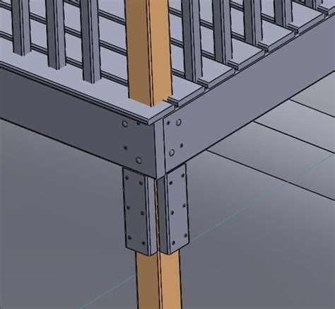 Deck Rim Joist Support On 4x4 With Cleats - Building & Construction ...