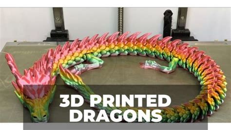 3d Printed Dragons 17 Coolest Models 2023 3dsourced