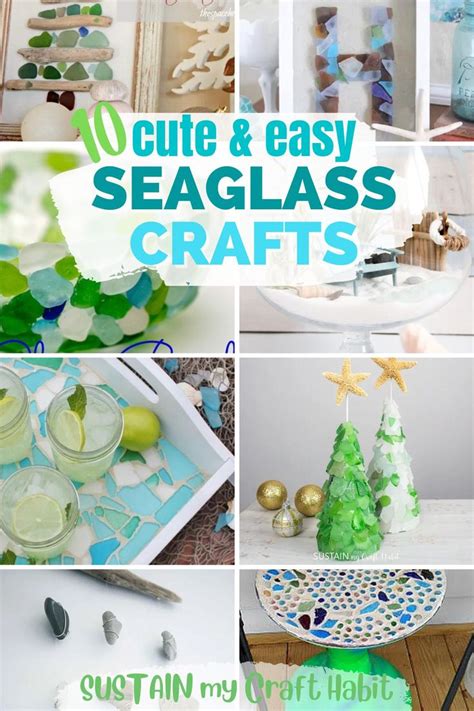 10 Cute And Easy Diy Sea Glass Crafts In 2024 Sea Glass Crafts Sea Glass Diy Beach Glass Crafts