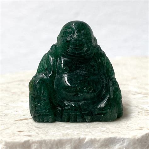 Fuchsite Mini Buddha Peace Love Crystals