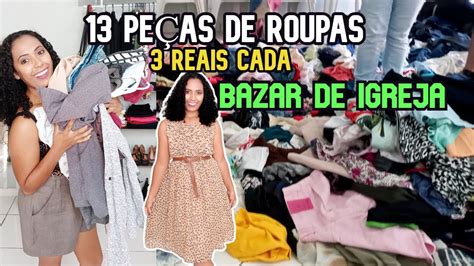 Comprei Pe As De Roupas Usadas No Bazar Por Reais Cada Bazar