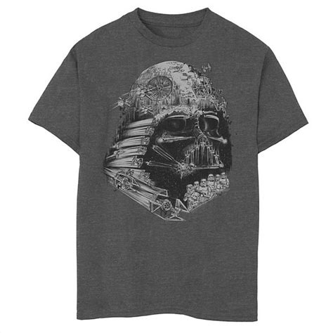 Boys 8 20 Star Wars Darth Vader Build The Empire Graphic Tee