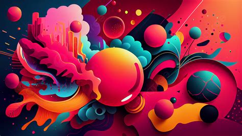 Colorful Graphic Abstract Art Background, Color, Abstract, Graphics ...