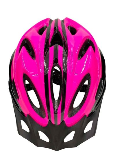 Capacete Sinalizador Led Ciclismo Bike Rosa Importado MercadoLivre