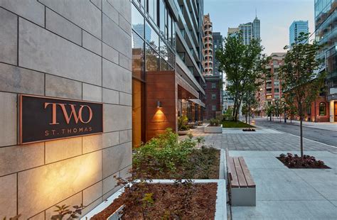 Two St Thomas Yorkville Rental Living Luxury Apartments In Toronto On