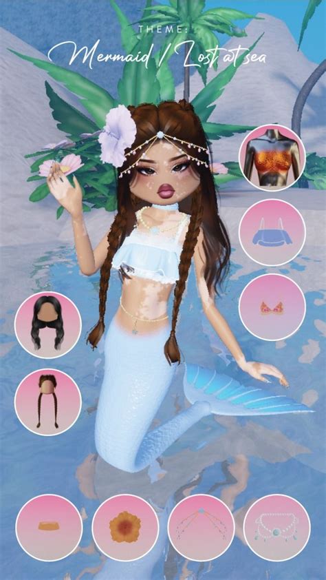 Dress To Impress Mermaid Lost At Sea Theme In Dress To