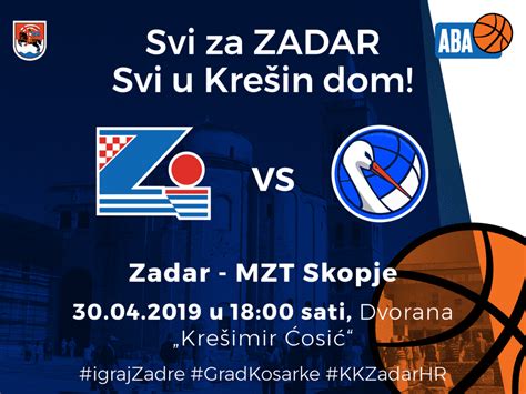 Zadrani sutra protiv MZT a u odlučujućoj utakmici serije KK Zadar