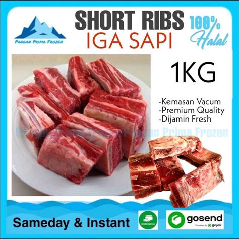 Jual Daging Sapi Iga Beef Short Ribs 500g Di Seller Pangan Prima