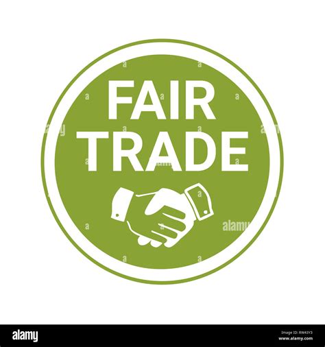 Fair Trade Sign And Label Stock Photo Alamy