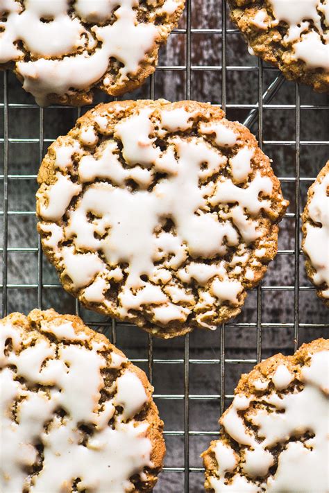 Maple Glazed Oatmeal Cookies • The View From Great Island