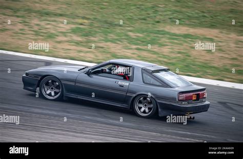 Supra in gray, it is an A70 mk3 prepared to drift Stock Photo - Alamy